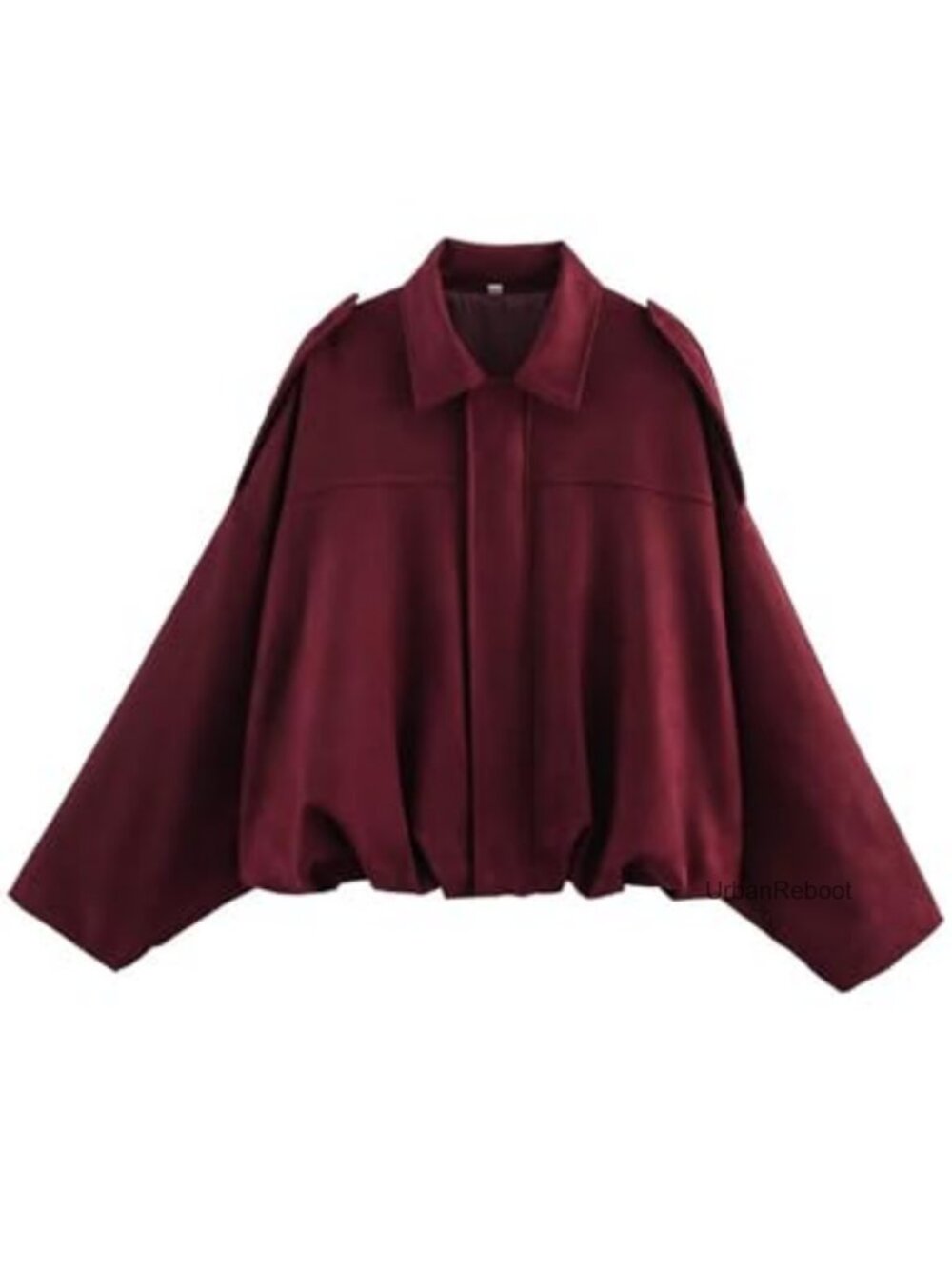 Faux Suede Bomber Jacket Lapel Pilot Motorcycle Coat Long Sleeve Streetwear